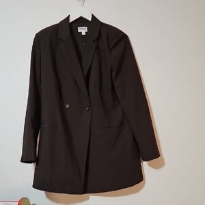 Classic Brown Women's Blazer From The Drop M